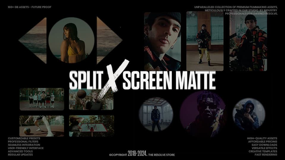 SplitX Screen Mattes